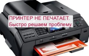 Принтер выполняет другую операцию не печатает